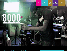 Tablet Screenshot of 8000films.com